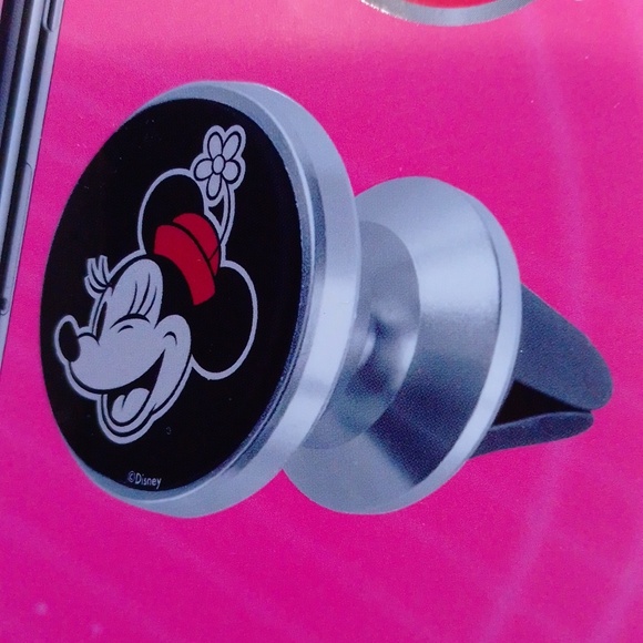Disney Minnie Mouse Magnetic Car Vent Dash Mount 2-in-1 - Picture 2 of 12